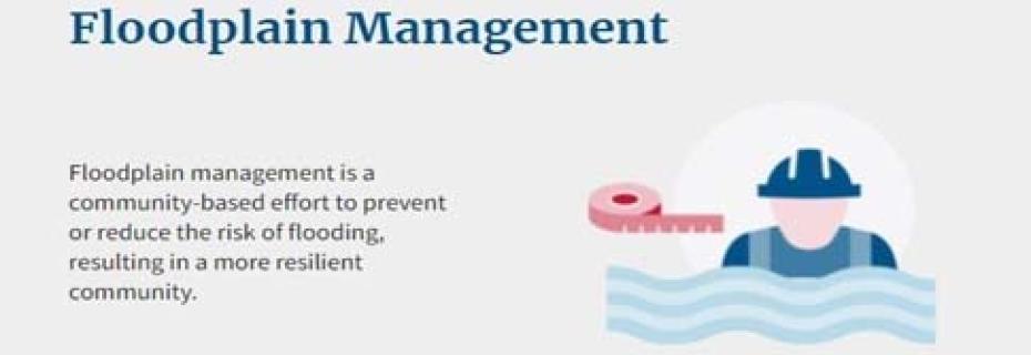 Floodplain Management Graphic